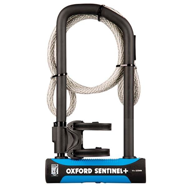 Lucchetto A U Oxford Magnum Duo Per Moto – Grillo 16 Mm, Certificato Sold Secure GOLD, Con Cavo E Staffa
